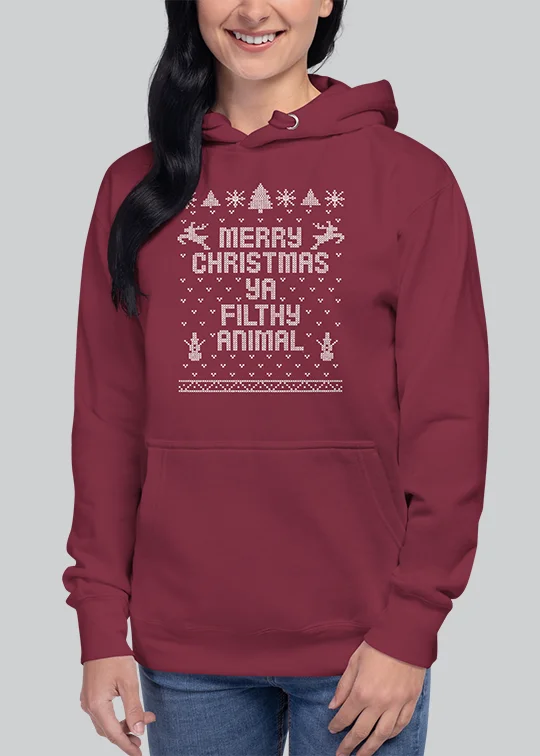 Filthy Animal Dark Hoodie Hoodie with V-Neck Classic Versatile