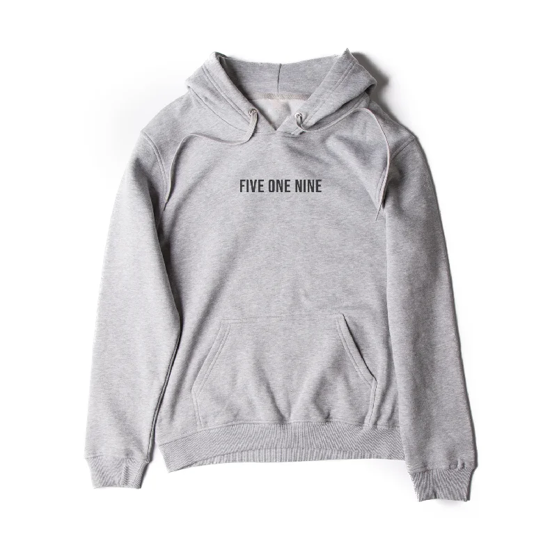 FIVE ONE NINE HOODIE (UNISEX) Hoodie with Hood Adjustable Protection