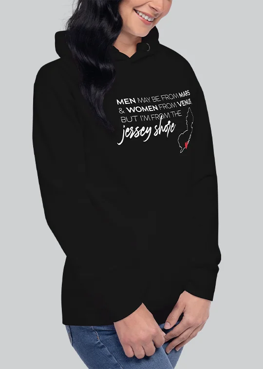 From The Jersey Shore Women's Hoodie Hoodie with Ribbed Neckline Snug Warm