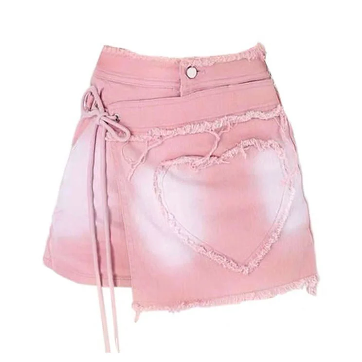 Heart Stealer Wrap Skort chiffon skirt floaty
