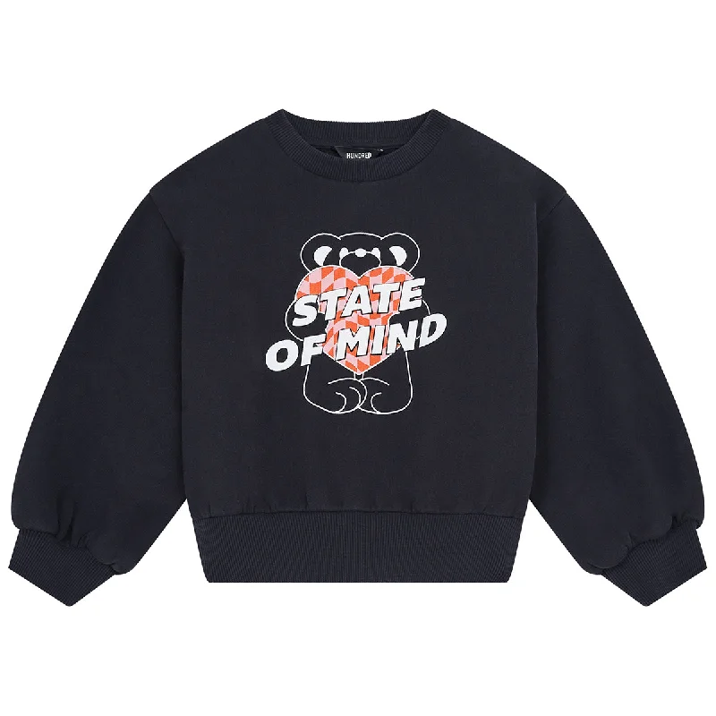 Hundred Pieces State Of Mind Sweatshirt Hoodie with Drawcord Adjustable Secure