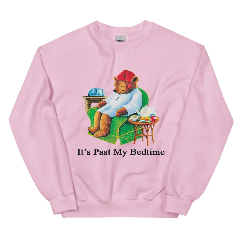 It's Past My Bedtime Unisex Sweatshirt Hoodie with Relaxed Fit Easy Casual