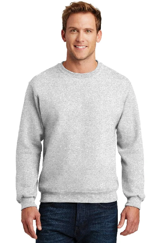 Jerzees Super Sweats NuBlend - Crewneck Sweatshirt.  4662M Hoodie with Hem Drawcord Adjustable Customizable