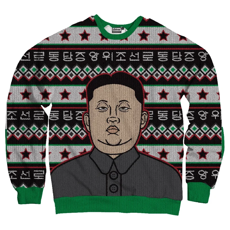 Kim Jong Un Xmas Unisex Sweatshirt Graphic Hoodie Design Print