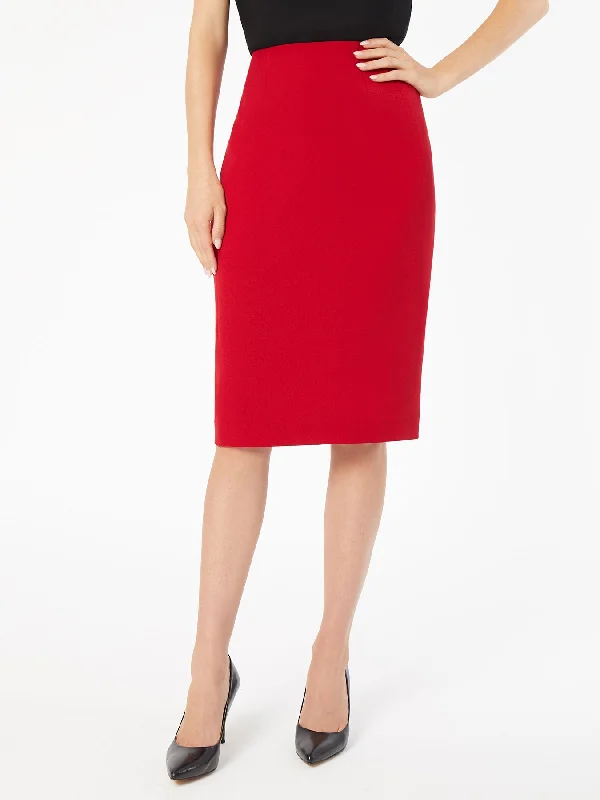 Lana Skirt, Iconic Stretch Crepe lace skirt elegant