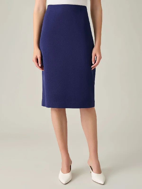 Lana Skirt, Iconic Stretch Crepe velvet skirt sumptuous