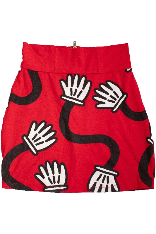 Lazy Oaf - Graphic Mini Skirt silk skirt lustrous