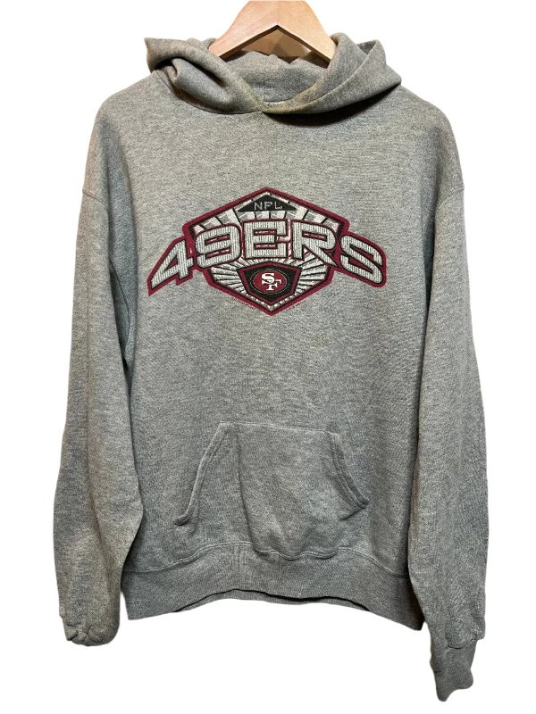 Lee Sport Mens 49ers Grey Hoodie (Size L) Hoodie with Crew Neck Simple Timeless