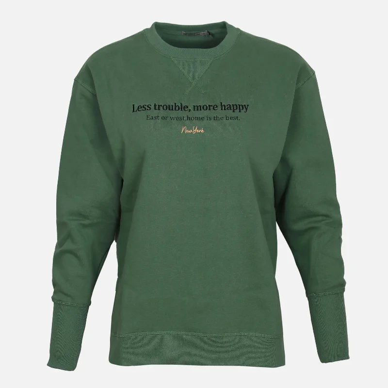 LADIES FLEECE SWEATSHIRT Hoodie with Emblem Brand Identity