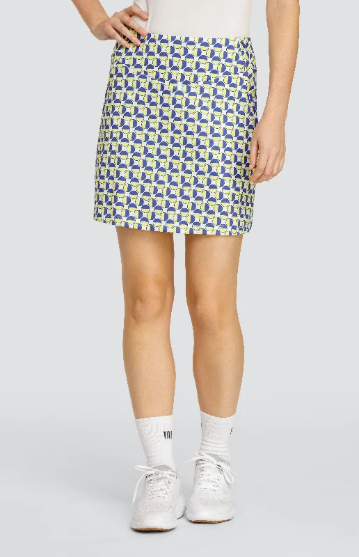 Nadja 17" Skort - Kinetic zip skirt side