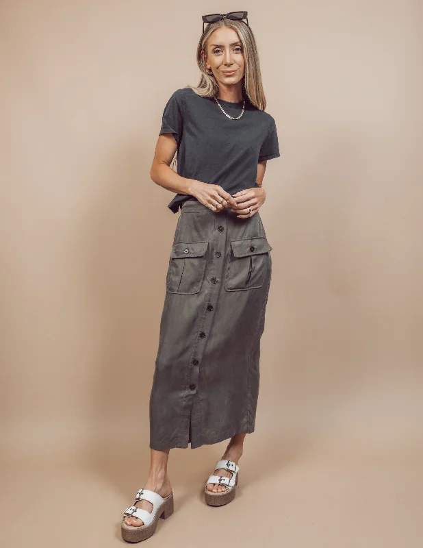 Odette Cargo Skirt denim skirt durable