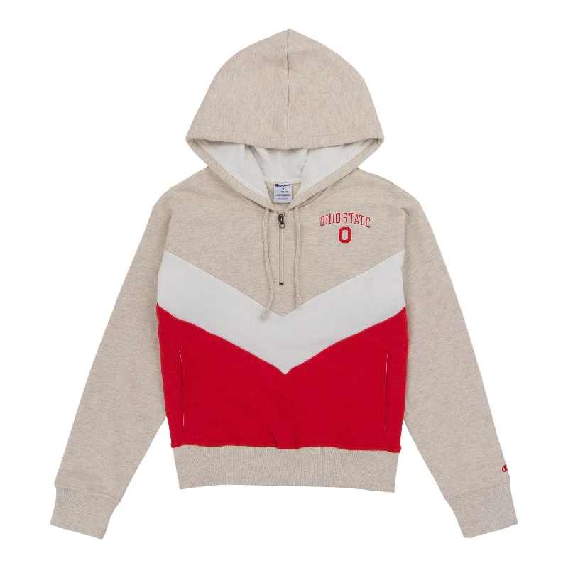 Women's Superfan Big Stripe Hoodie Hoodie with Stripes Bold Sporty