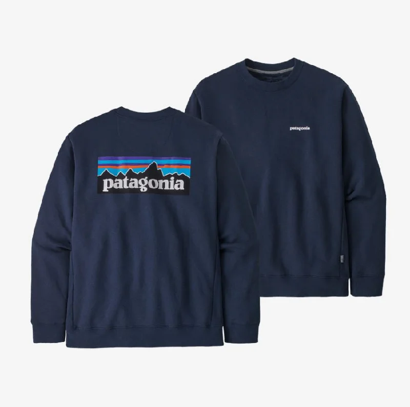 Patagonia P-6 Logo Uprisal Crew Sweatshirt Hoodie with Set-In Sleeves Structured Classic Patagonia P-6 Logo Uprisal Crew Sweatshirt Hoodie with Set-In Sleeves Structured Classic