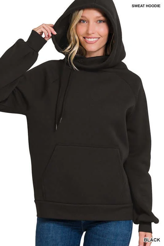 Side Hoodie Sweatshirt With kangaroo Pocket Hoodie with Batwing Sleeves Loose Dramatic Side Hoodie Sweatshirt With kangaroo Pocket Hoodie with Batwing Sleeves Loose Dramatic