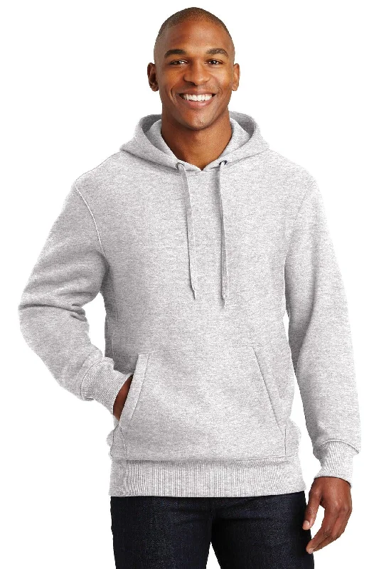 Sport-Tek Super Heavyweight Pullover Hooded Sweatshirt.  F281 Hoodie with Ribbed Hem Stretchable Secure
