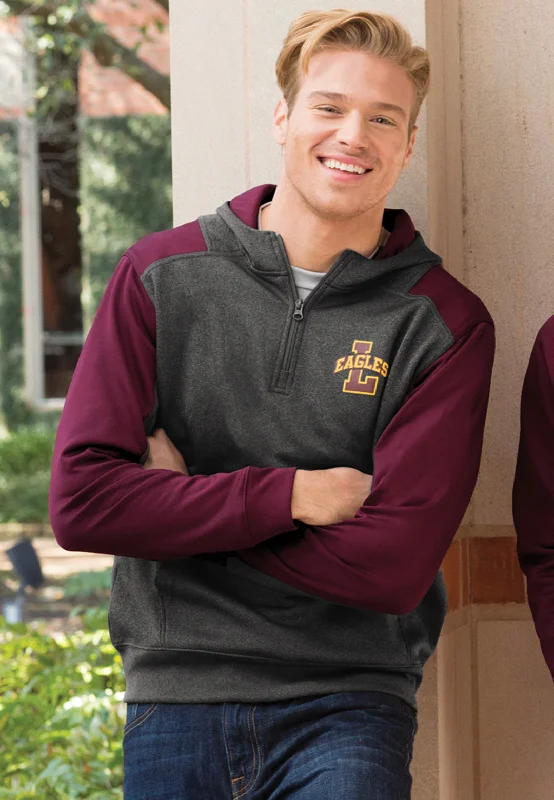 Sport-Tek® Tech Fleece Colorblock 1/4-Zip Hooded Sweatshirt - Unisex Graphic Hoodie Design Print