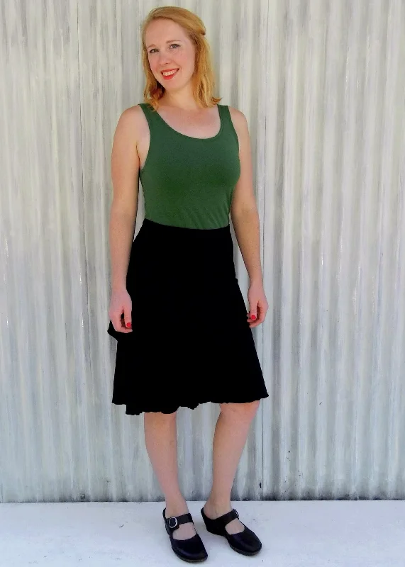 Black Clover Wrap Skirt denim skirt classic