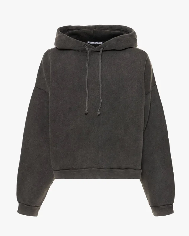 Oversized Vintage Hoodie Hoodie with Ribbed Hem Stretchable Secure