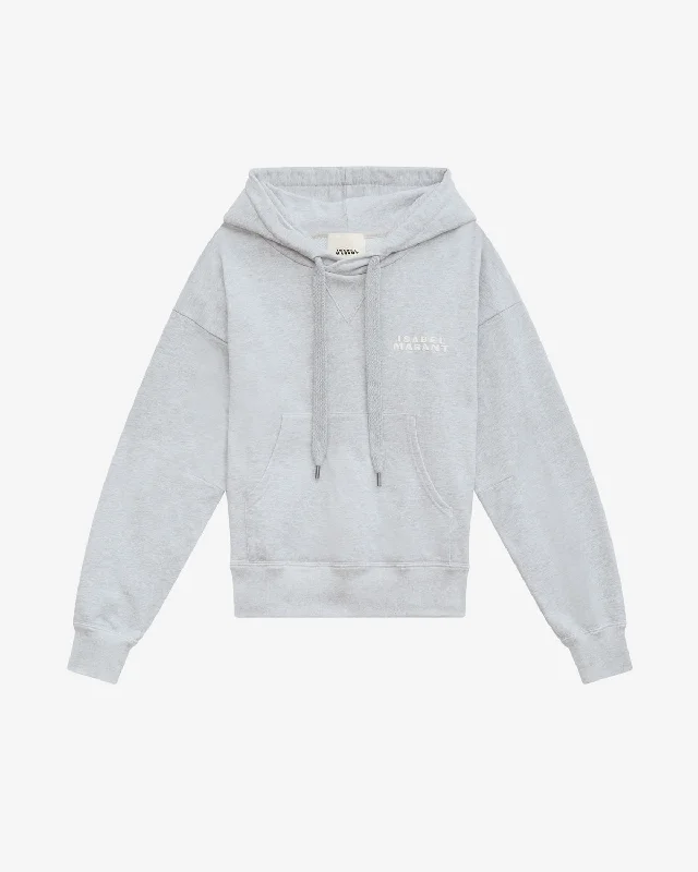 Sylla logo sweatshirt Hoodie with High-Low Hem Asymmetrical Trendy