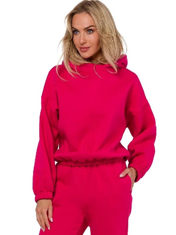 Sweatshirt Moe Hoodie with Patch Decorative Personalized