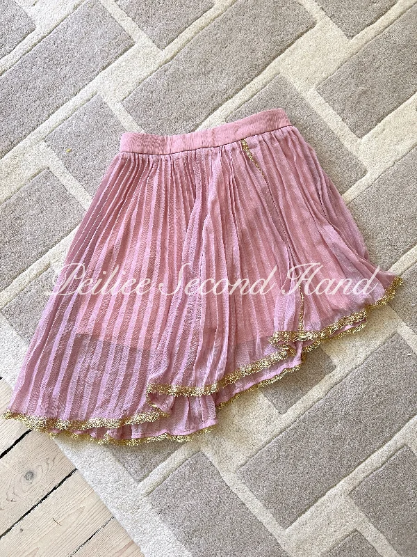 [Sweden Second Hand] Angelic Pink Mini Skirt silk skirt lustrous