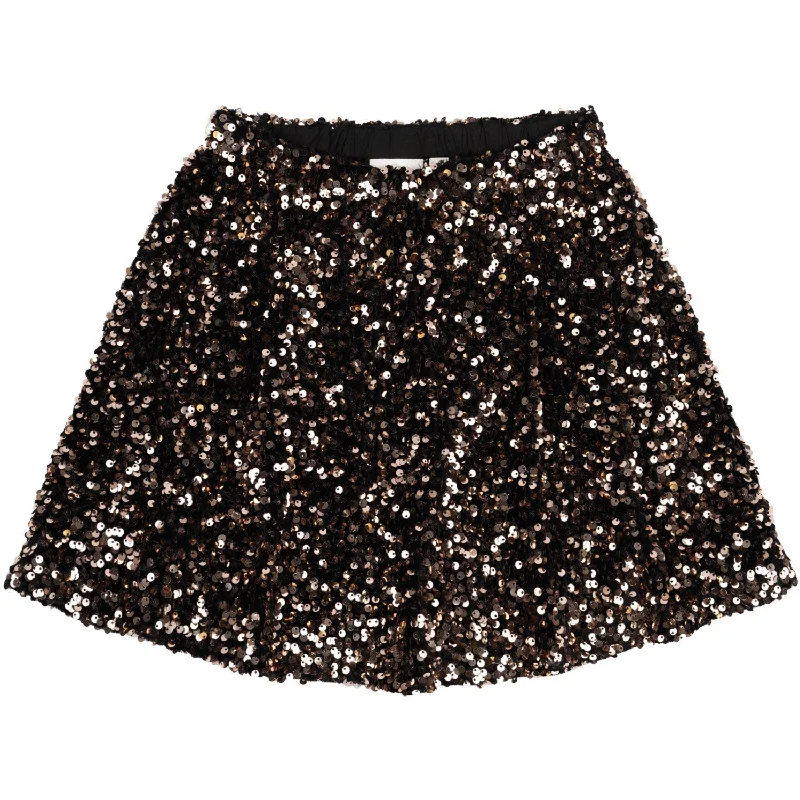 The New Black Beauty Marlin Sequin Skirt breathable skirt fabric