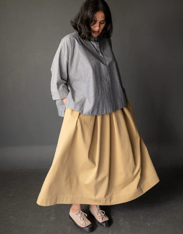 The Shepherd Skirt, Merchant & Mills Sewing Pattern UK18-28 flowy skirt hem