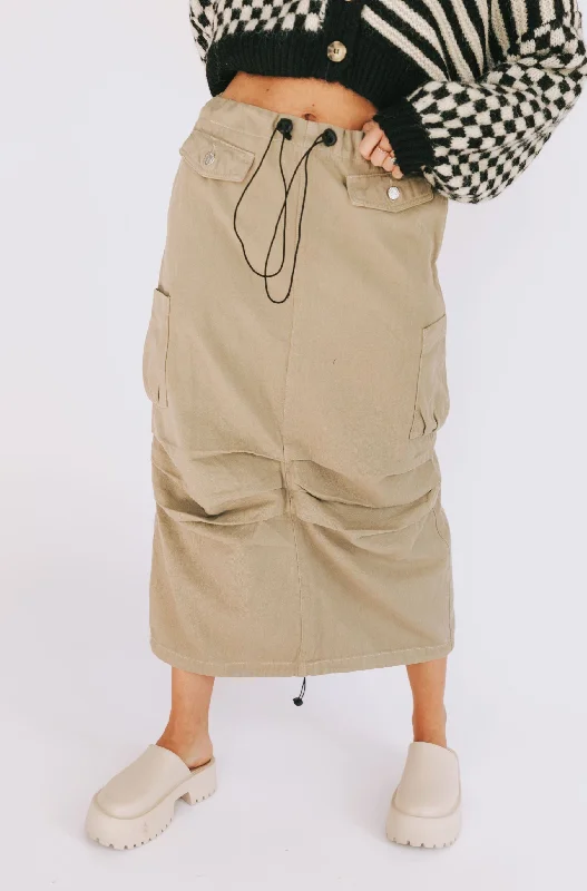 Tough Luck Cargo Skirt cashmere skirt rich