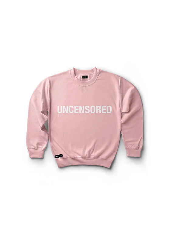 Uncensored / Sweatshirt Hoodie with Cropped Fit Short Trendy