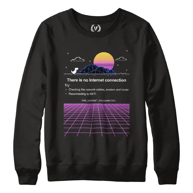 DISCONNECTED : Sweatshirt Hoodie Crop Top Short Trendy