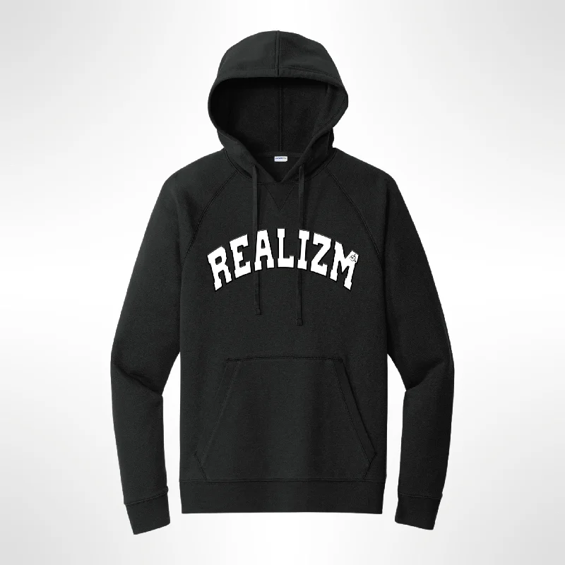 Varsity REALIZM Hoodie (hummingbird) Hoodie with Ribbed Hem Stretchable Secure
