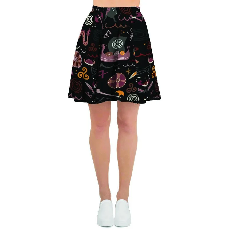 Viking Valhalla Cartoon Women's Skirt lace skirt elegant