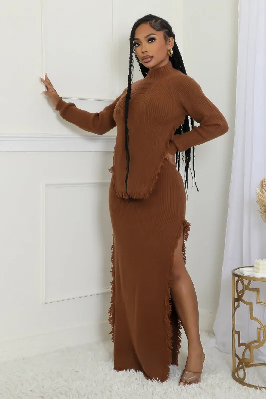 Wanna Be Loved Skirt Set cashmere skirt soft