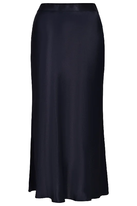 Husk Sienna skirt - Navy floral skirt print