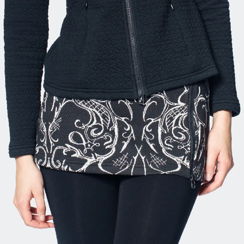 Zip Ski Skirt spandex blend skirt