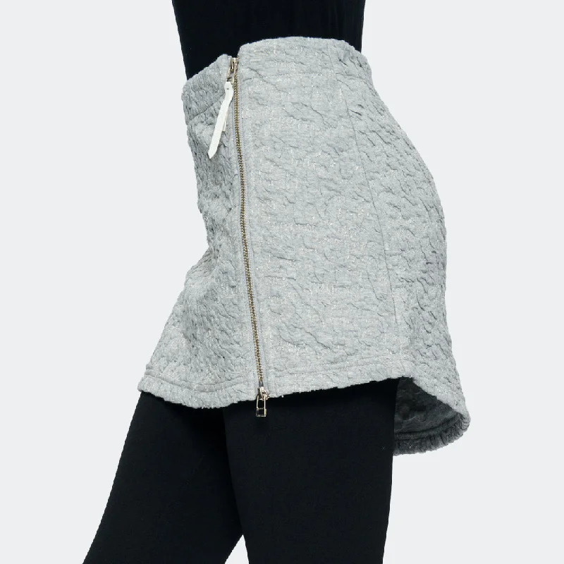 Zip Ski Skirt chiffon skirt airy